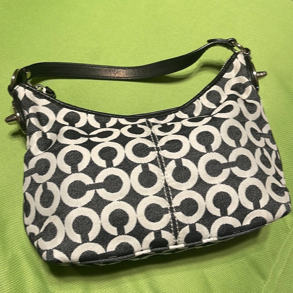Coach Peyton Opt Art Top Handle Small Pouch Bag